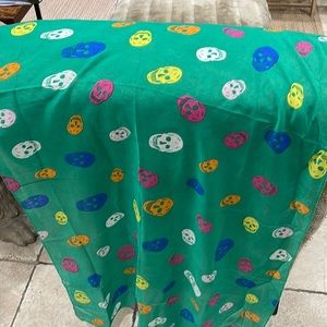Skeleton scarf 26x62